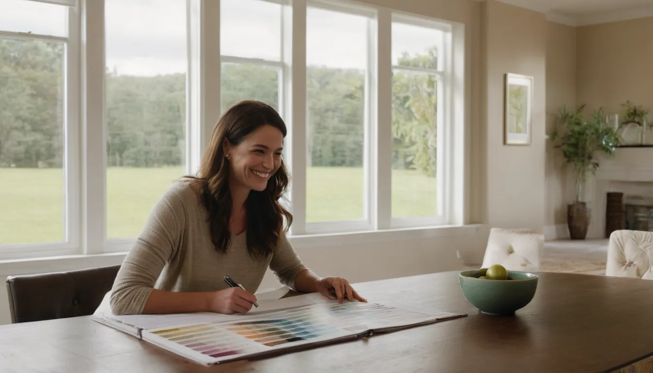 Homeowner reviewing a window and siding checklist in Sacramento